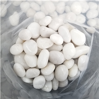 High Polished White Pebble Stone For Garden