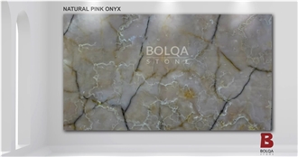 Iran Natural Pink Onyx Slabs