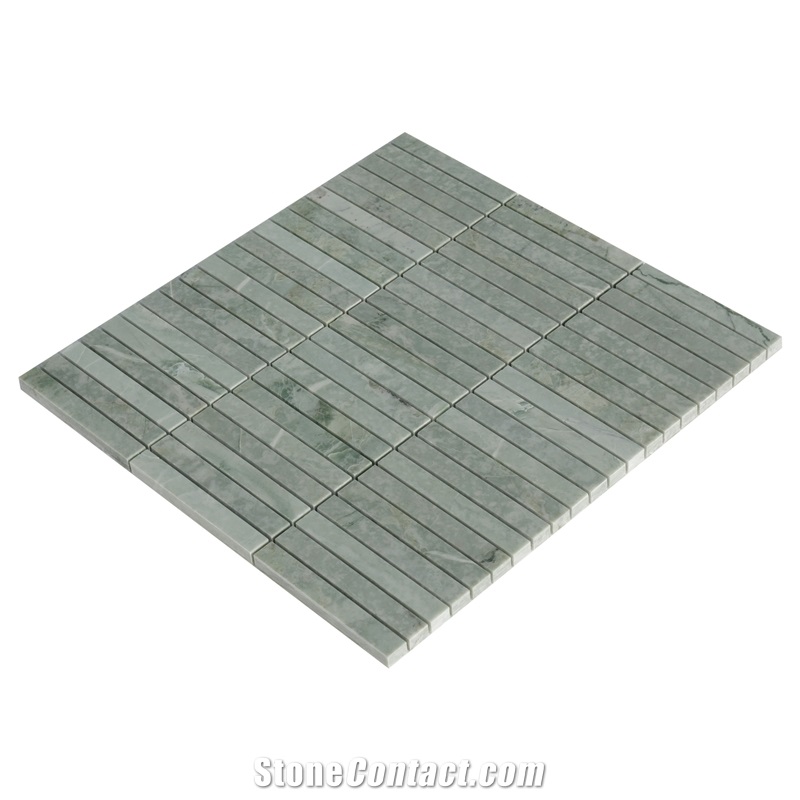 Laiyang Green Marble Desert Verde Mosaic Pattern