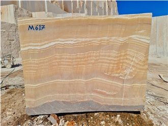 Persian Orange Onyx Rough Blocks