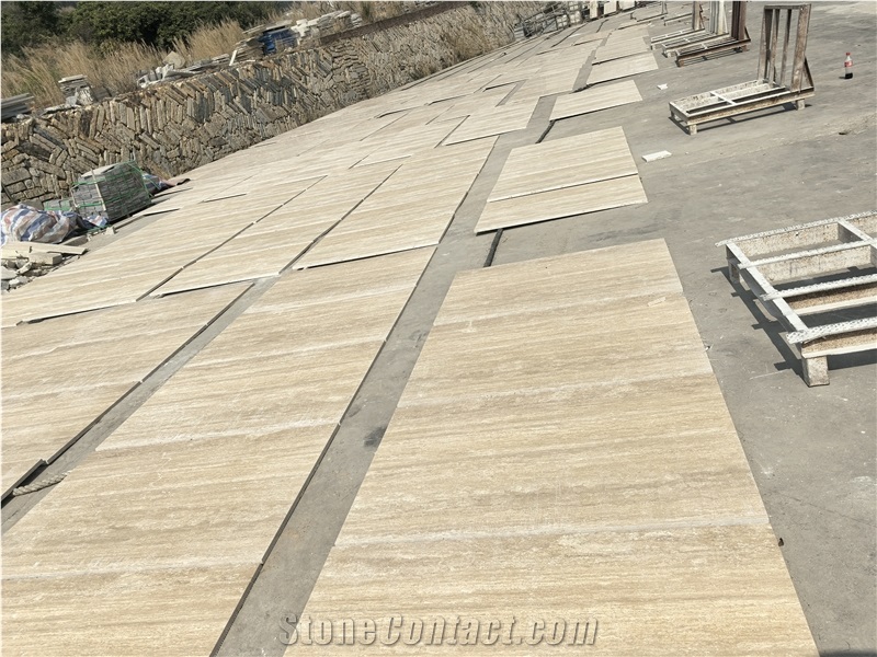 Turkey Beige Travertine Stone For Wall Tiles
