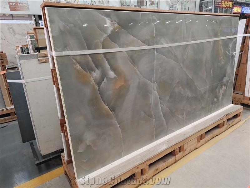 Blue Onyx Sintered Stone Slabs