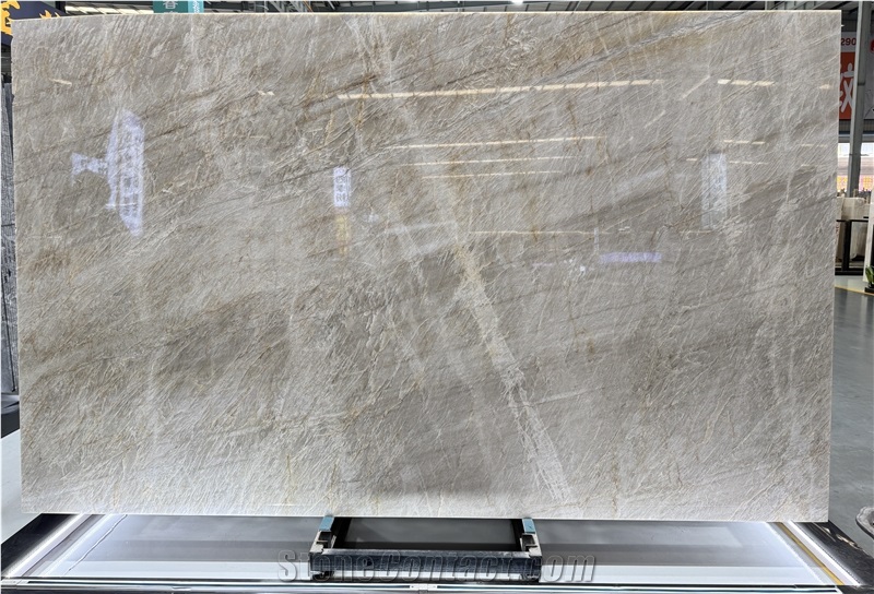 Taj Mahal Quartzite Slabs - Polished