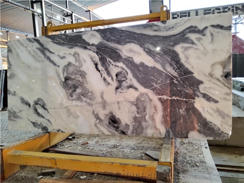 Cosmic White Marble Slabs
