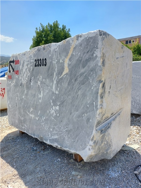 Turkish Bardiglio Grey Marble Blocks