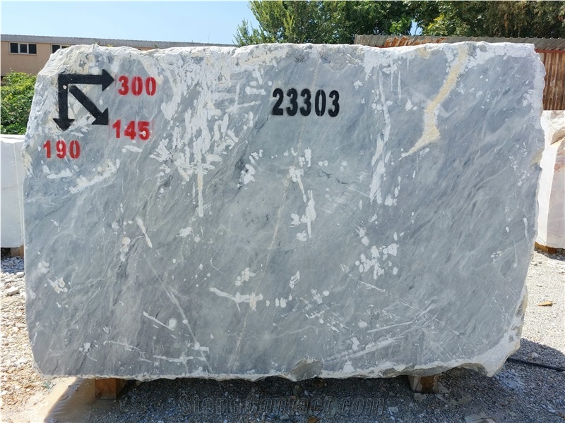 Turkish Bardiglio Grey Marble Blocks