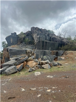 Angola Black Granite Quarry