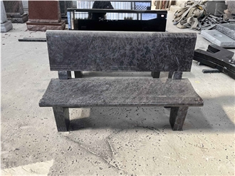 Bahama Blue Granite Monumental Bench