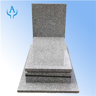 G664 Granite Single Upright Tombstone