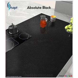 Absolute Black Granite Kitchen Countertop