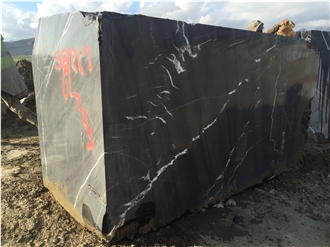 Nero Marquina Noir Khenifra Marble Blocks