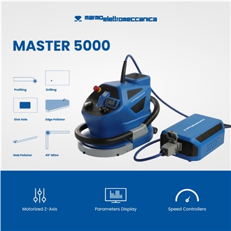 MASTER 5000 Portable Stone Router, Edge Profiling Machine