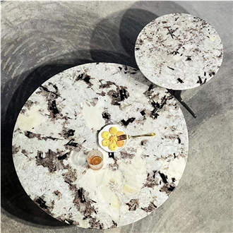 Labrador Bianco Granite Round Table Tops