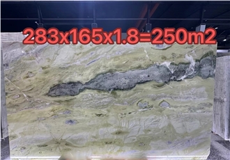 Polished Green Marble Slabs