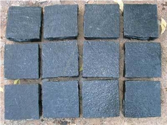 Kadappa Black Limestone Cobble Stone