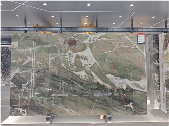 High Quality Brazil Glacier Green Quartzite Slabs