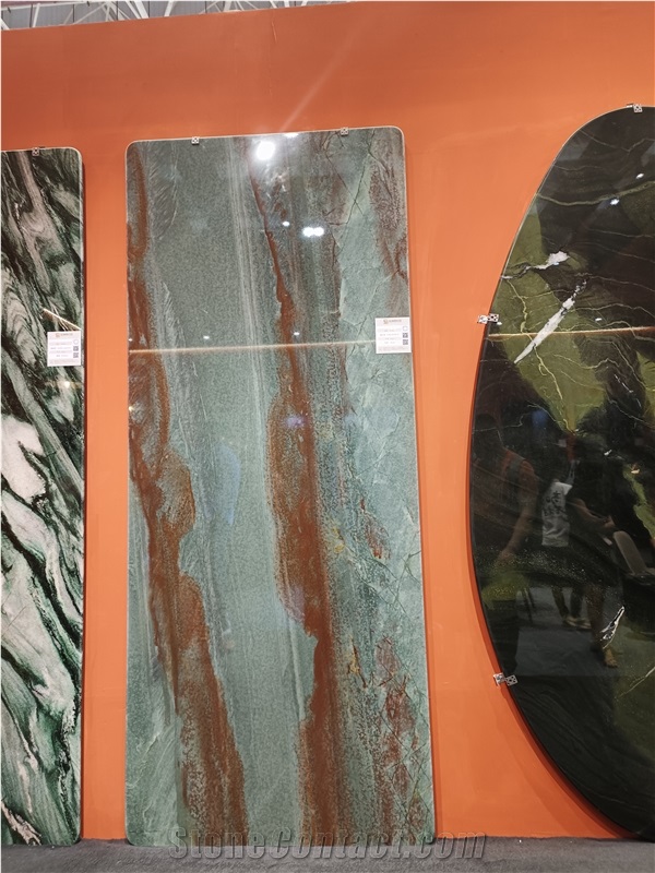Emerald Wine Quartzite Slab