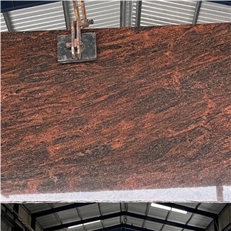 Natural Red Multicolor Granite Slabs