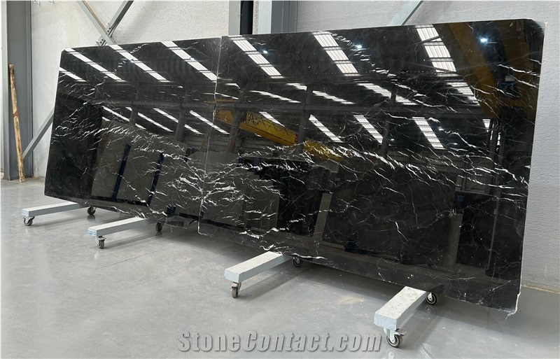 Nero Marquina Marble Slabs 2Cm