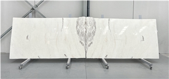 White Crystal  Marble Slabs 2 Cm