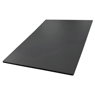 Black Corflute Protection Board For Tile Stone Vinyl Timber Ffloor And Wall