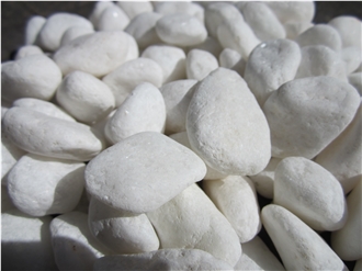 Snow White Tumbled Garden Pebble Stone