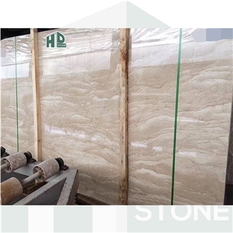 Amasya Classic Regal Ruby Beige Marble Slab Wall Tiles