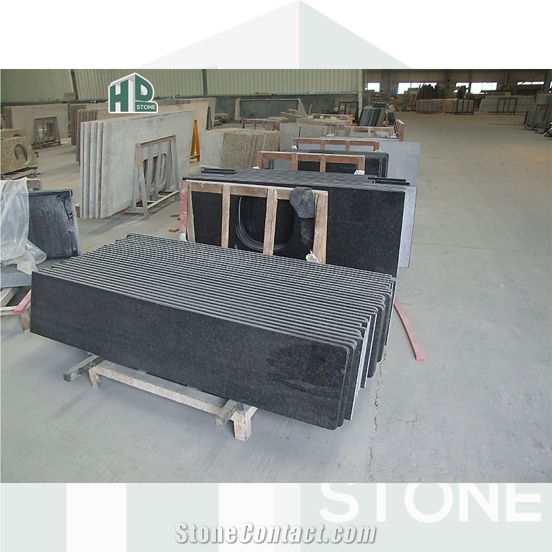 Angola Black Granite Countertop