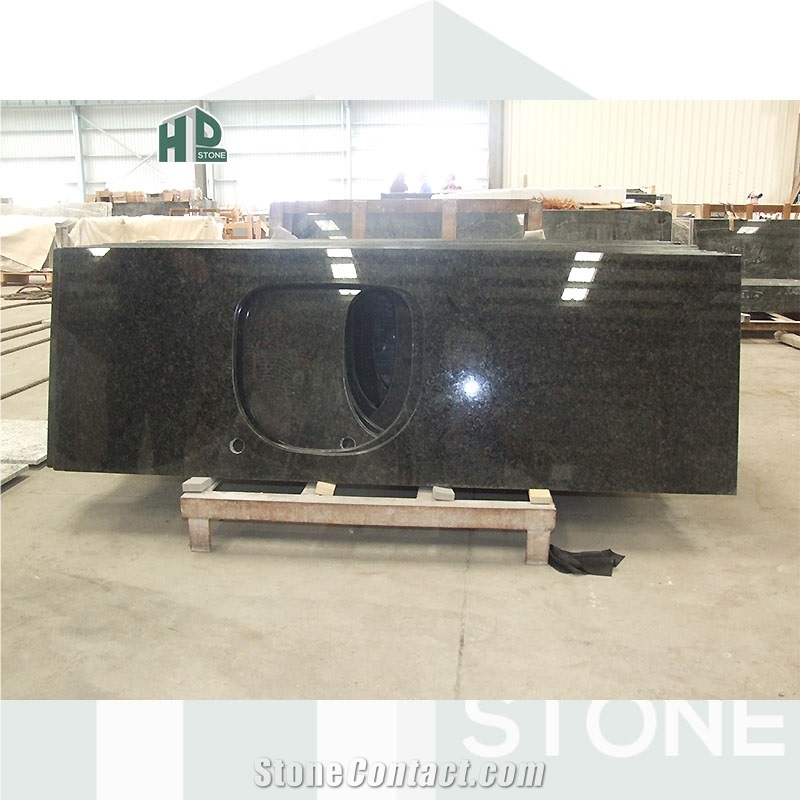 Angola Black Granite Countertop