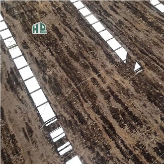China Golden Brown Marble Slab Tile Wall Tiles