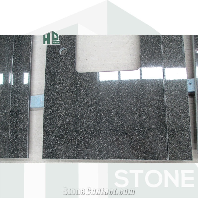 South Africa Black Granite Polished Kitchen Countertops