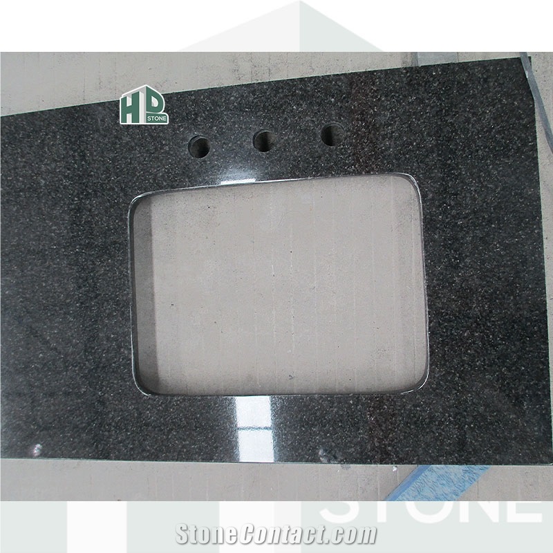 South Africa Black Granite Polished Kitchen Countertops