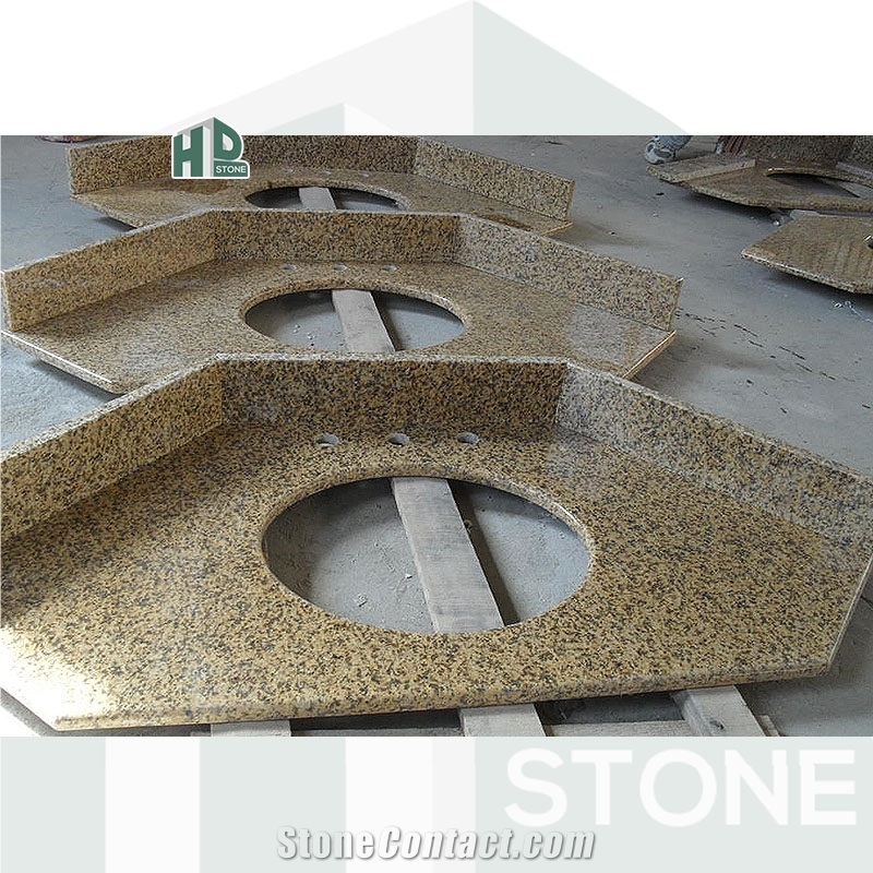 Vietnam Yellow Granite Countertops,Vanity Top Bath Top