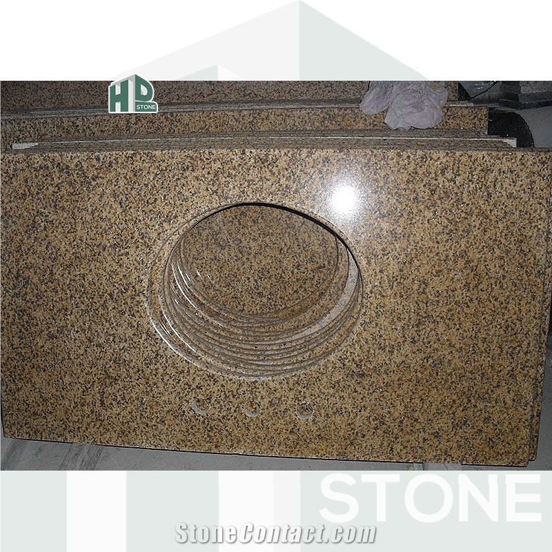 Vietnam Yellow Granite Countertops,Vanity Top Bath Top