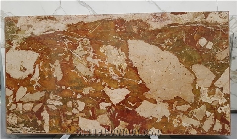 Breccia Pontificia Rosso Diaspro Marble Slab Tiles