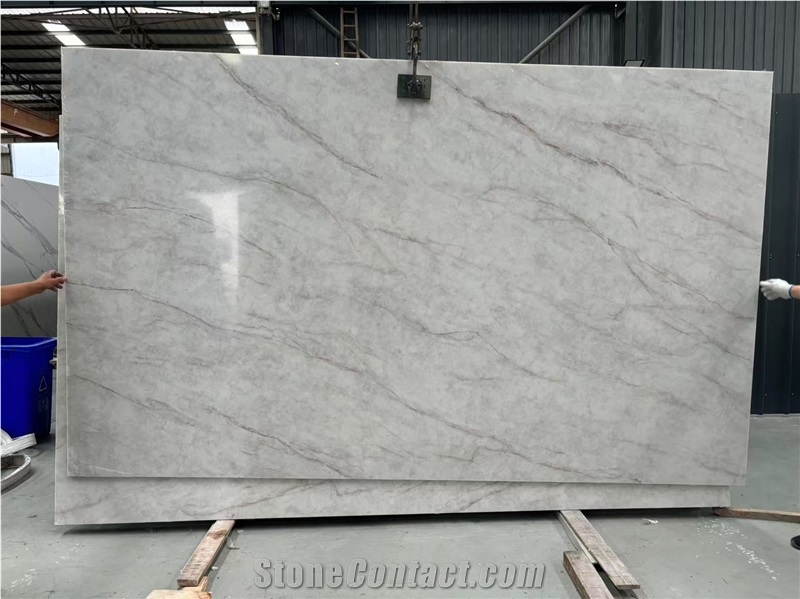 Apartment Project 7011 Taj Mahal PD Printed Quartz Slabs
