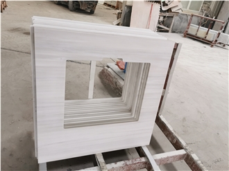 Bianco Dolomite White Marble Bathroom Vanity Tops