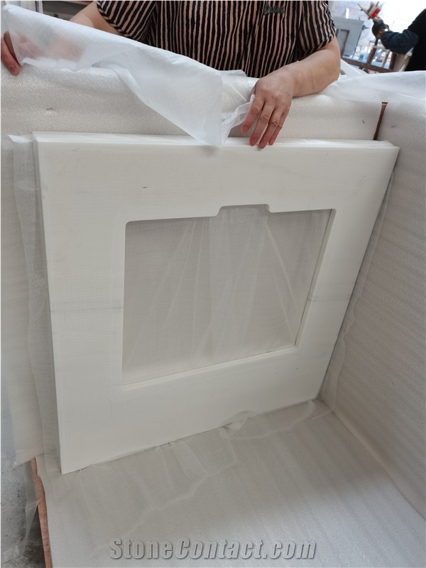 Bianco Dolomite White Marble Bathroom Vanity Tops