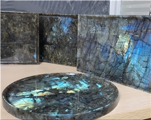Polished Emerald Blue Granite Shower Tray