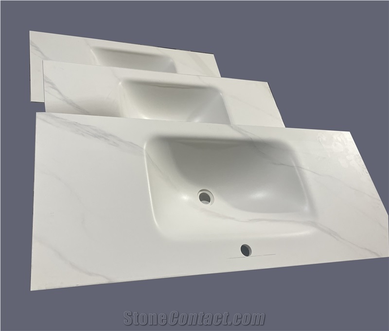Integrated Artificial Stone Basins For Bathroom