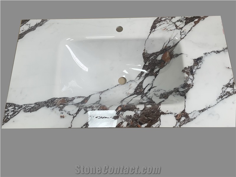 Integrated Artificial Stone Basins For Bathroom