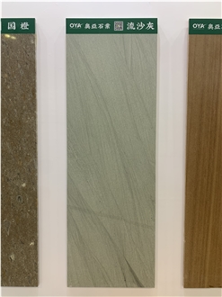 Wooden Grey Sandstone Slabs And Tiles