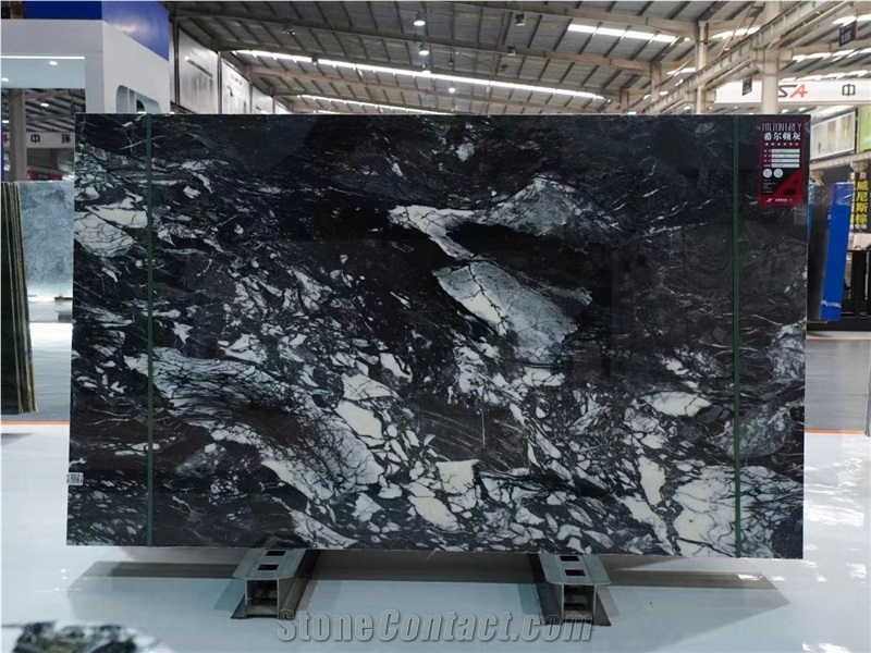 Chinese Hilton Grey Marble Slabs For Hotel Wall And Floor