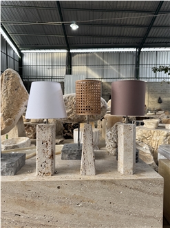 Travertine Lamps