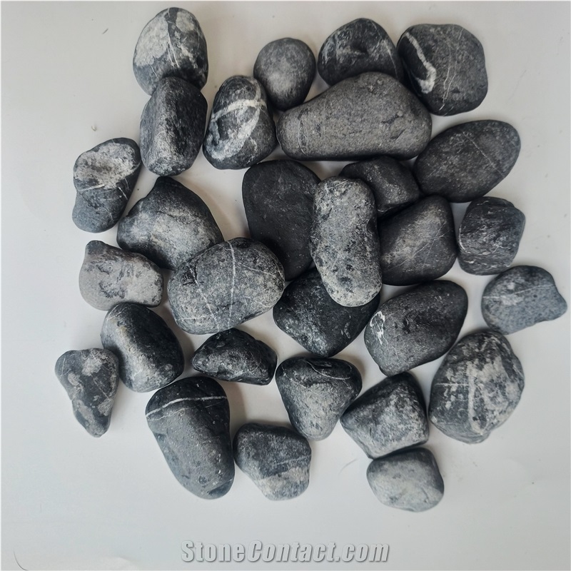 High Standard Black Pebble Stones For Decorating