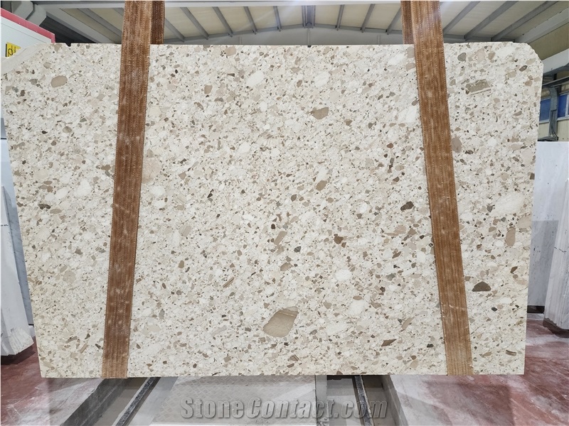 Ceppo Beige Limestone Slabs
