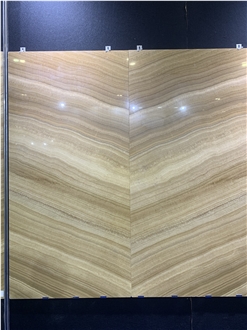 Yellow Wooden Vein Marble Slabs