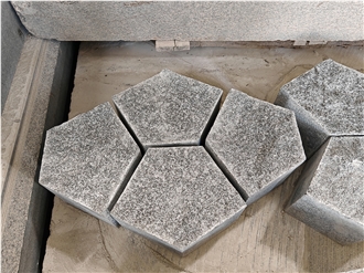 Sesame Grey Granite Natural Surface Garden Stepping Stone