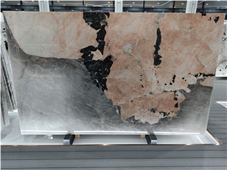 Patagonia Red Quartzite Slabs For Bathroom Decor