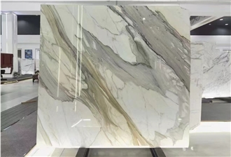 Luxury Calacatta Gold Marble Slabs